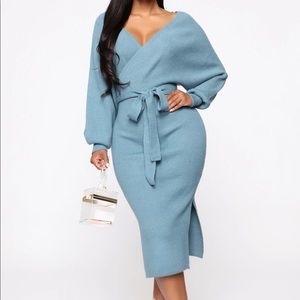 Mona sweater midi dress